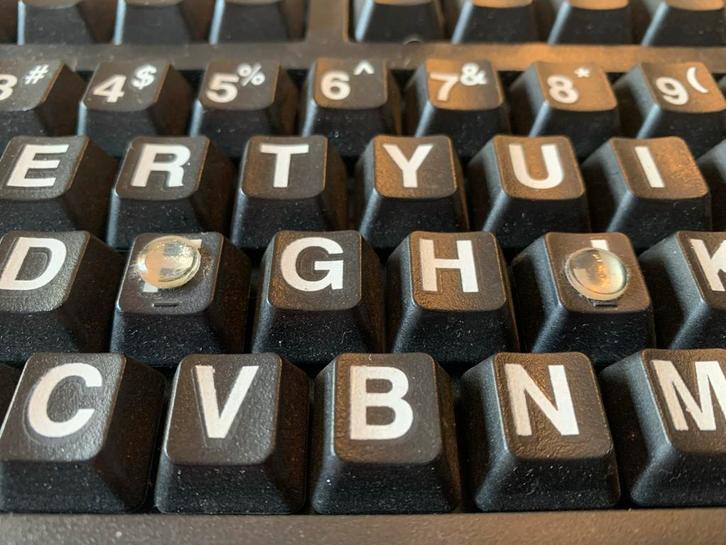 Toetsenbord voor slechtzienden - AbleNet Keys-U-See, Computers en Software, Toetsenborden, Gebruikt, Qwerty, Bedraad, Multimediatoetsen