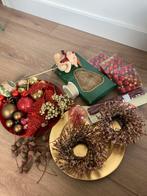 Verschillende soorten rode kerstdecoratie, Ophalen, Zo goed als nieuw