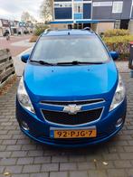 Chevrolet Spark 1.0 Bifuel 2011 Blauw, Auto's, 15 km/l, 4 cilinders, Blauw, Origineel Nederlands