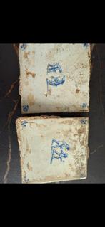 Oude Delfts blauwe tegels, Antiek en Kunst, Antiek | Wandborden en Tegels, Ophalen of Verzenden