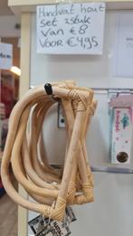 Houten handvaten van 8 voor €4,95 tassen haken breien, Ophalen of Verzenden, Nieuw, Breien of Haken, Overige typen
