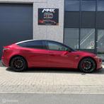 Tesla Model 3 Performance + PILLAR DELETE + TINTED RAMEN, Auto's, Tesla, Automaat, Gebruikt, Zwart, Leder