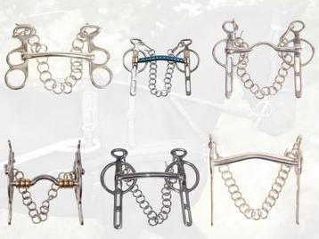 Groot assortiment menbitten voor uw paard of pony. beschikbaar voor biedingen