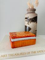 Vintage retro albast doosje sigarenkistje juwelendoos bakje, Ophalen of Verzenden