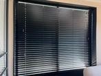 8 stuks, Zwarte houten jaloezieën, Ophalen, Zwart, 150 tot 200 cm, Nieuw