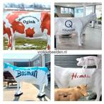 Beeld koe, polyester geit, kunstkoe, melkkoe, kalf beeld, Ophalen, Nieuw, Kunststof, Dierenbeeld
