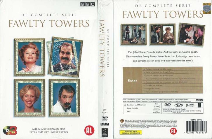 Fawlty Towers 3DVD box met John Cleese, Prunella Scales, Cd's en Dvd's, Dvd's | Komedie, Zo goed als nieuw, Alle leeftijden, Ophalen of Verzenden
