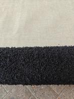 Coupon zwart hoogpolig tapijt  7.20 x 4.00, Ophalen, Nieuw, Zwart, Tapijt