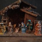 Oude kerststal.Made in Italy, Verzenden