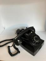 Telefoon PTT 1965, origineel, bakeliet, zwart, Telecommunicatie, Ophalen of Verzenden, Met draaischijf
