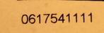 Uitstekend top nummer lebara prepaid simkaart 0617541111, Verzenden, Nieuw, KPN, Simkaart