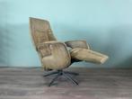Mooie mosgroene relax fauteuil / relax stoel modern, Huis en Inrichting, Fauteuils, Ophalen, Minder dan 75 cm, Nvt, Nvt
