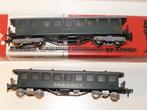Fleischmann 2x Zwitserse Seetalbahn rijtuigen, Gebruikt, Gelijkstroom, Fleischmann, Wagon