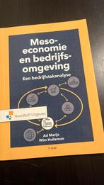 W. Hulleman - Meso economie en bedrijfsomgeving, Boeken, W. Hulleman; A. Marijs, Economie, Ophalen of Verzenden, Zo goed als nieuw