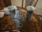 Delfs blauw vazen set, Ophalen of Verzenden