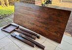 Zware kroeg tafel, Ophalen, Gebruikt, 50 tot 100 cm, Kroeg bruin cafe