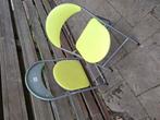 4x lime groen, Huis en Inrichting, Stoelen, Ophalen, Gebruikt, Overige kleuren, Vier