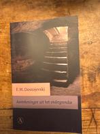 Aantekeningen uit het ondergrondse - Dostojevski, Ophalen of Verzenden, Zo goed als nieuw, Nederland