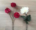 2 takken zijde bloemen—Dahlia’s., Ophalen of Verzenden, Zo goed als nieuw