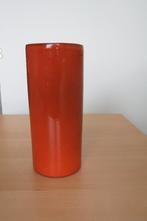 Vintage, retro oranje vaasje, Ophalen, Gebruikt, Aardewerk of Porselein, Oranje