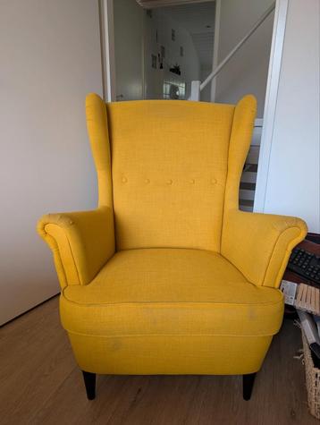 Ikea Strandmon fauteuil geel  beschikbaar voor biedingen