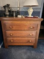 Houten kastje met drie laden, Ophalen, 50 tot 100 cm, Zo goed als nieuw, 3 of 4 laden