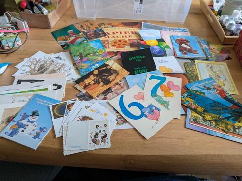 Kaarten 70 stuks, Hobby en Vrije tijd, Kaarten | Zelf maken, Zo goed als nieuw, Overige typen, Overige thema's, Ophalen of Verzenden