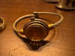 Vintage double gold dames horloge, Ophalen of Verzenden