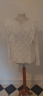 Madness Brocante Blouse Wit S lange mouw, Madness, Wit, Ophalen of Verzenden, Zo goed als nieuw