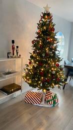 Kunstkerstboom Avoriaz 210 cm hoog incl lichtjes, Diversen, Kerst, Ophalen, Gebruikt