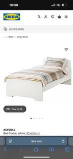 ikea askvoll bed 90x200 gratis ophalen, Zo goed als nieuw, Minder dan 100 cm, 25 tot 50 cm, 50 tot 100 cm