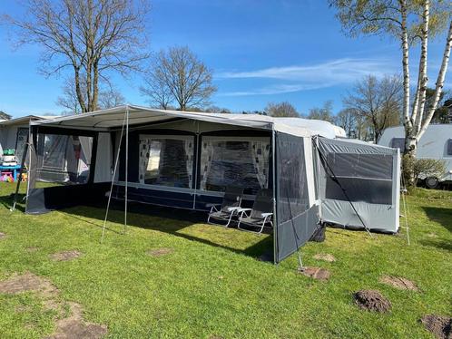Hobby 500 kmfe met 3m diepe tent., Caravans en Kamperen, Voortenten en Luifels, Gebruikt, Ophalen