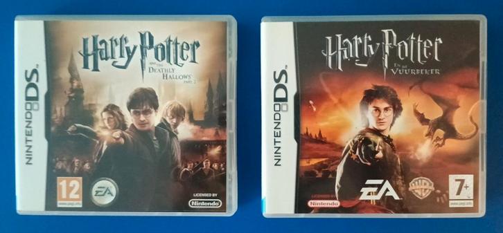 Harry Potter DS Games - Vuurbreker & Deathly Hallows, Spelcomputers en Games, Games | Nintendo Game Boy, Zo goed als nieuw, Overige genres