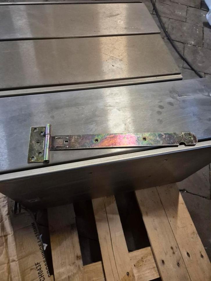 Gehengen gegalvaniseerd, Doe-het-zelf en Verbouw, Hang- en Sluitwerk, Nieuw, Scharnier, Ophalen of Verzenden