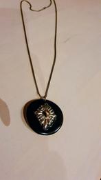 Vintage halsketting van zilver met hanger., Met hanger, Verzenden, Zo goed als nieuw, Zilver