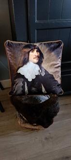 Sier kussen, Ophalen of Verzenden, Zo goed als nieuw, Bruin, Vierkant