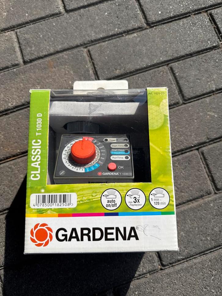 Gardena Watertimer T1030 D, Tuin en Terras, Bewateringscomputers, Zo goed als nieuw, Ophalen