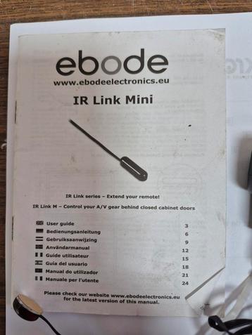 Ebode IR Link Mini - Afstandsbediening Verlengset beschikbaar voor biedingen
