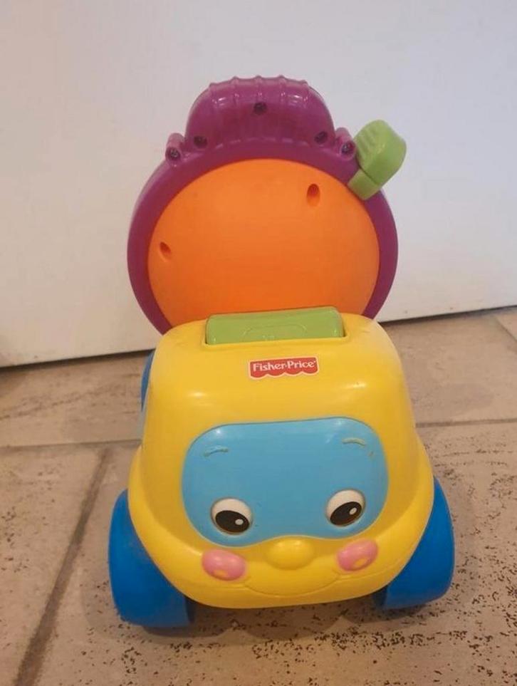 Fisherprice cement molen auto met ballen. Draait, Kinderen en Baby's, Speelgoed | Fisher-Price, Ophalen of Verzenden