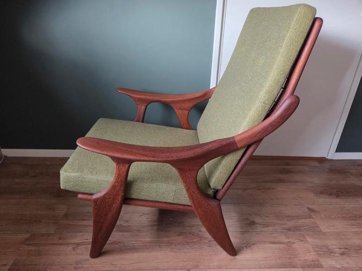 Vintage fauteuil 'de Ster Gelderland', Huis en Inrichting, Fauteuils, Zo goed als nieuw, Stof, 50 tot 75 cm, 75 tot 100 cm, Ophalen