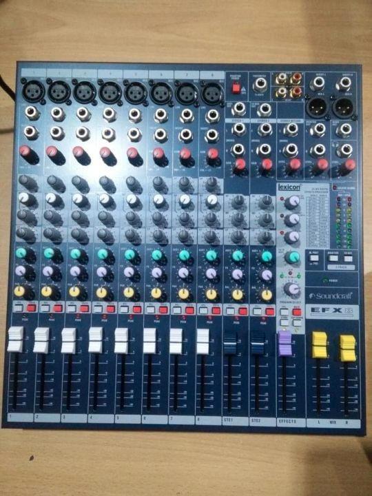 Soundcraft EFX8 Mengpaneel, Muziek en Instrumenten, Mengpanelen, Gebruikt, 5 tot 10 kanalen, Microfooningang, Ophalen