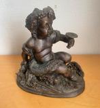 Bronzen Bacchus kind van Egisto Rossi, Ophalen of Verzenden