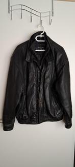 Leren heren jas maat 52, Kleding | Heren, Maat 52/54 (L), Zwart, Gedragen, Ophalen