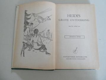 Boek "Heidi's grote ontdekking" uit 1960 beschikbaar voor biedingen