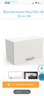 Nova bovenkast 3 x, Huis en Inrichting, Keuken | Keukenelementen, Ophalen, Wit, Nieuw, 50 tot 100 cm