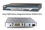 Cisco 1812 Integrated Services Router + Flashgeheugen, Computers en Software, Netwerk switches, Gebruikt, Ophalen of Verzenden