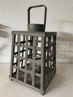 Mooie houten lantaarn / windlicht / kandelaar, 25 tot 50 cm, Ophalen of Verzenden, Zo goed als nieuw, Kandelaar