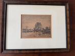 Ets D.J. Van Haaren, Antiek en Kunst, Kunst | Etsen en Gravures, Ophalen of Verzenden