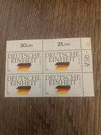 Duitse Eenheid Postzegels - Blok van Vier, Ophalen of Verzenden, Na 1940, Postfris
