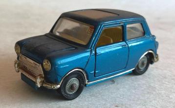 MINI COOPER magnifique blauw metallic sun roof Corgi # 334.  beschikbaar voor biedingen